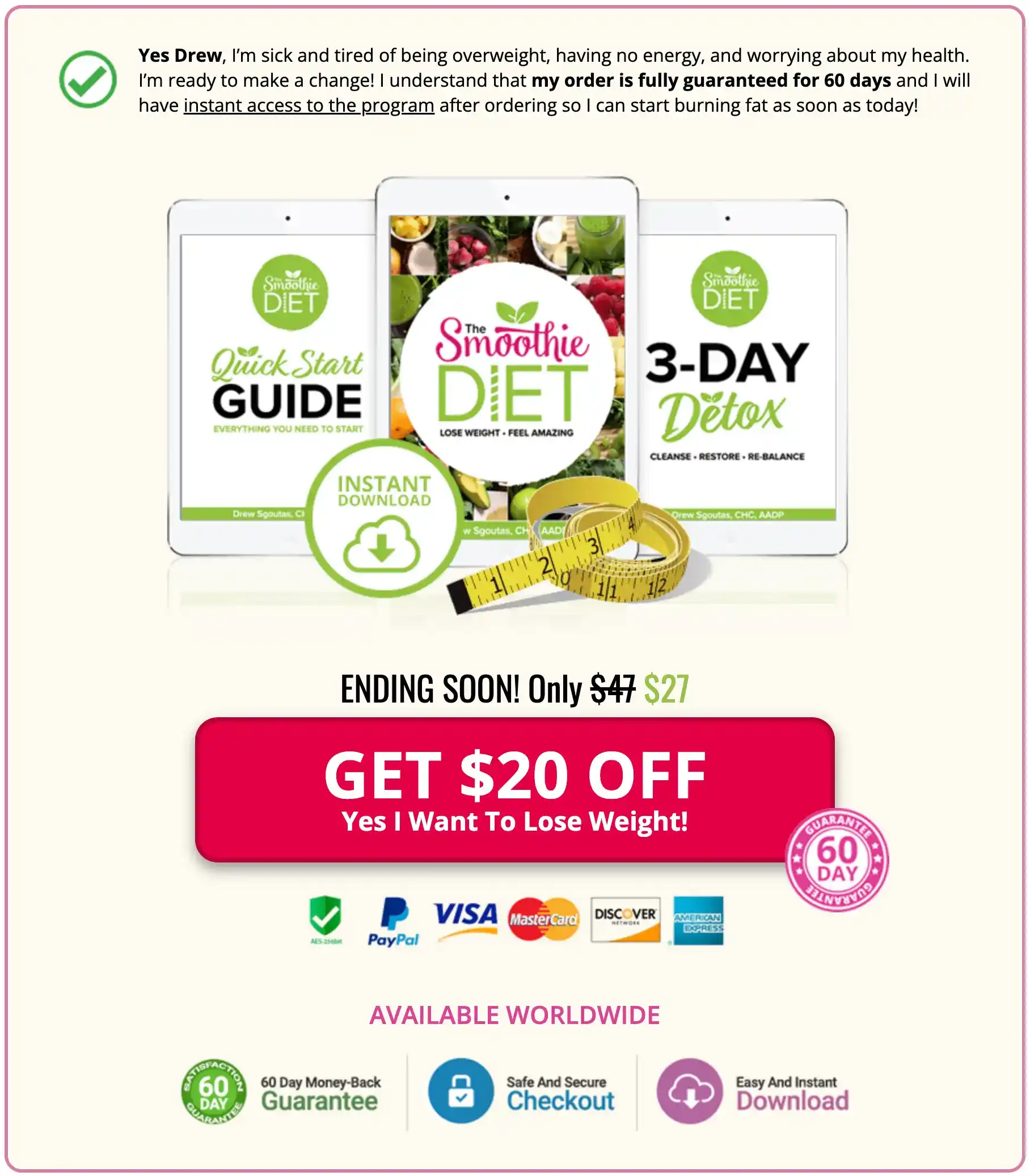 The Smoothie Diet Pricing 1